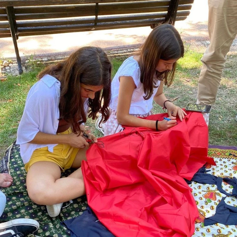 Jovens no ATLAS, o projeto de voluntariado mensal da Associação MAPA